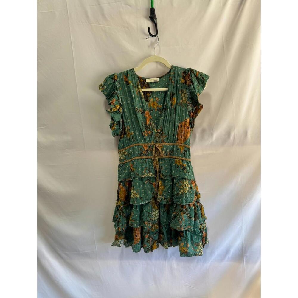 Ulla Johnson Marni Blue Dress Size 6 - Picture 3 of 6